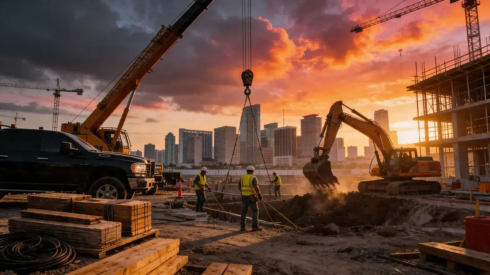 FERO Shipper App, schedule same-day on-demand equipment and materials delivery to your construction jobsite