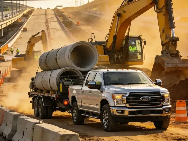 Civil & Infrastructure — on-demand hauling by FERO