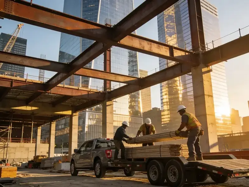 Commercial Construction — on-demand hauling by FERO