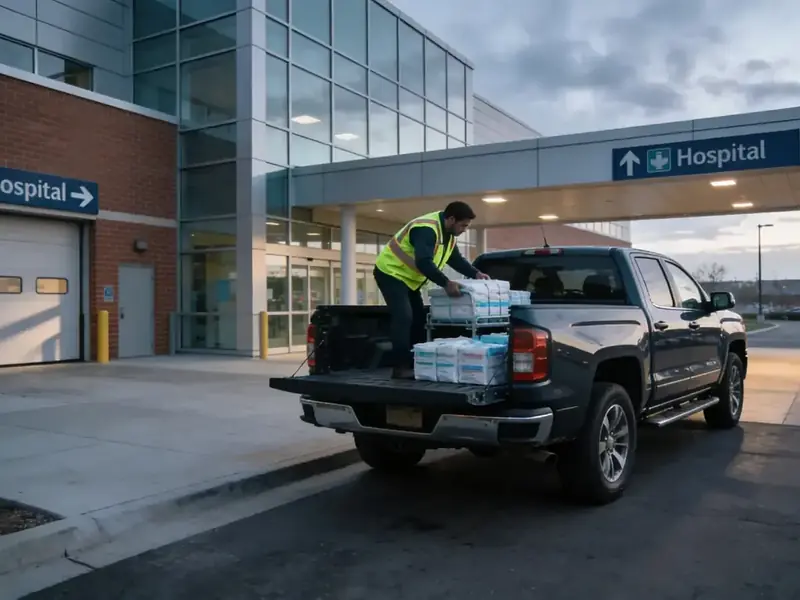 Healthcare — on-demand hauling by FERO