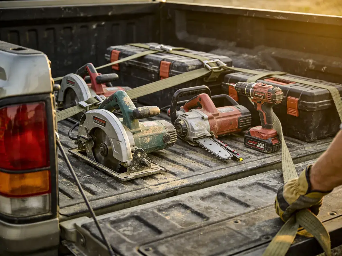 Jobsite tools and trailers delivered by FERO