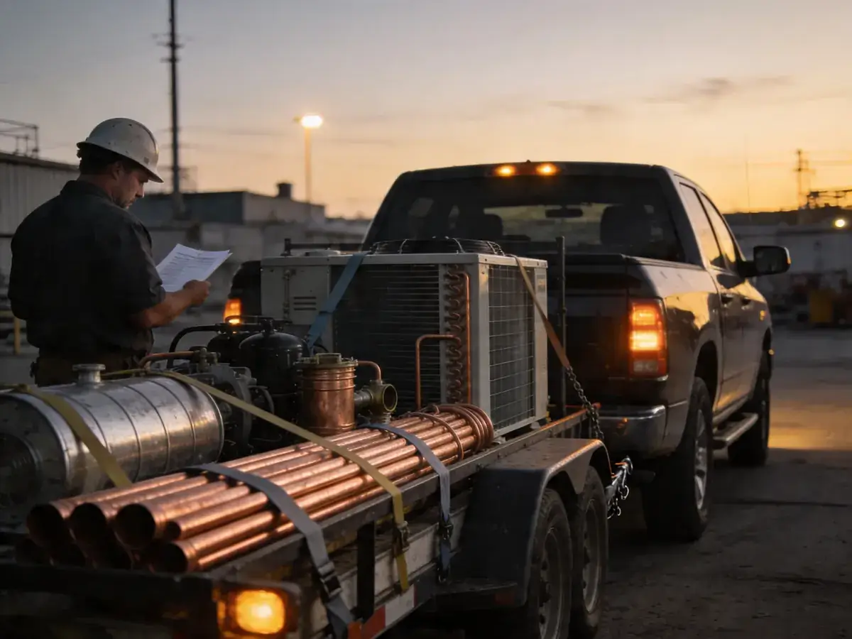 Plumbing and HVAC equipment transport, FERO