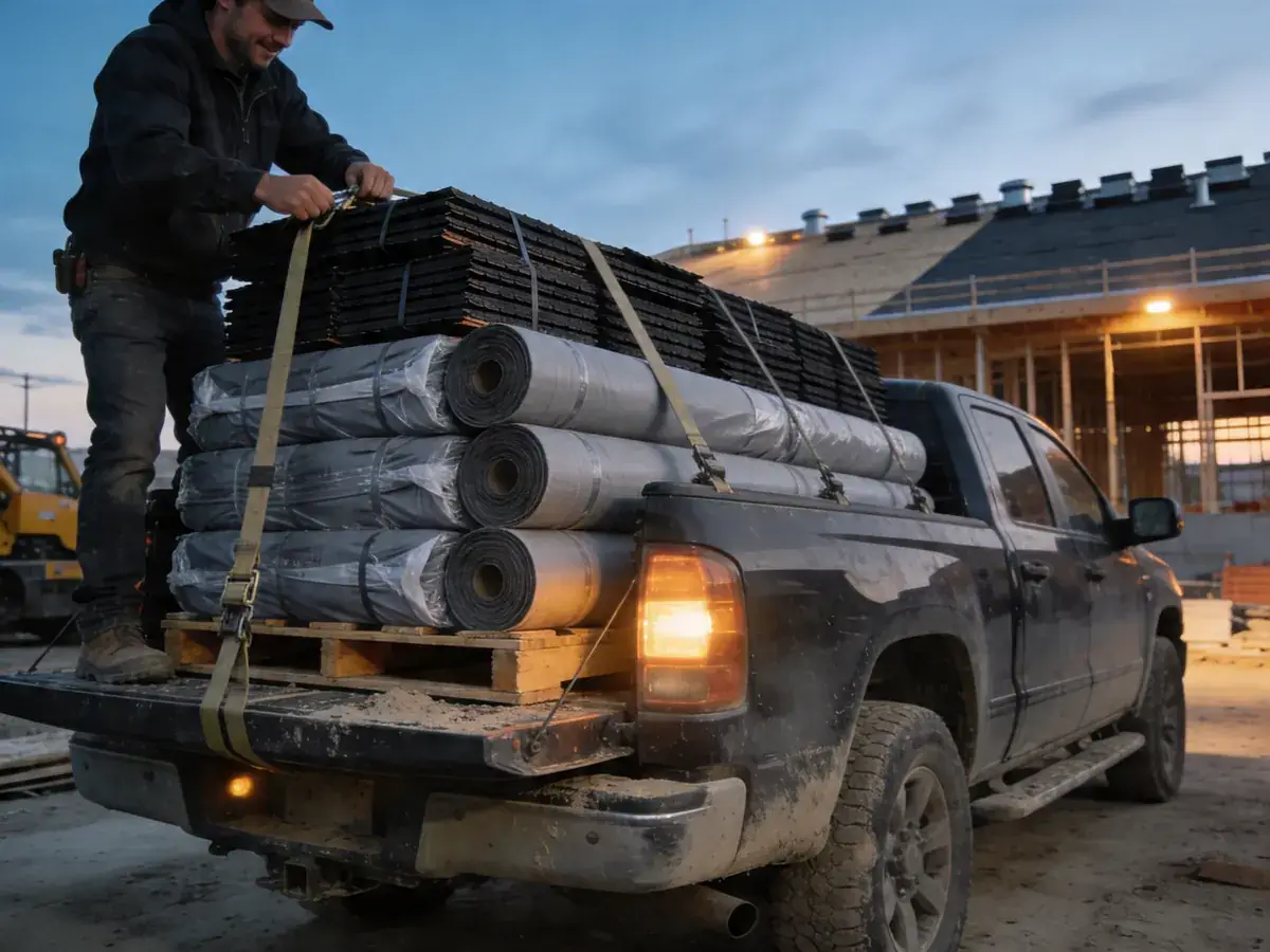 Roofing and waterproofing materials hauled by FERO